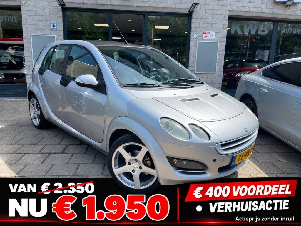Smart Forfour 1.5 passion | Airco | Panoramadak | Beurt | Ni, Auto's, 4 cilinders, Origineel Nederlands, Bedrijf, Handgeschakeld