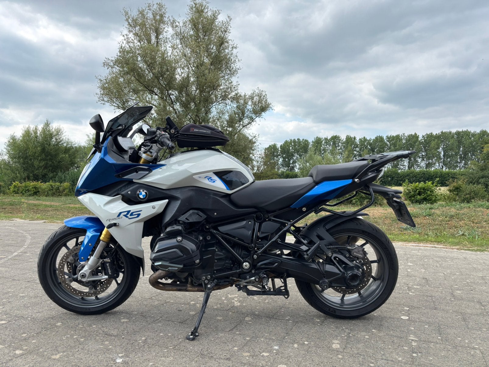 BMW R1200RS full option incl. 3 delige blauwe BMW kofferset., 2 cilinders, Gebruikt, 1170 cc, Meer dan 35 kW