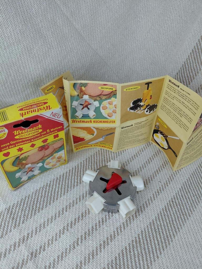 Vintage Westmark Decoform Garniturensnijder, Overige typen, Ophalen of Verzenden, Metaal, Overige merken