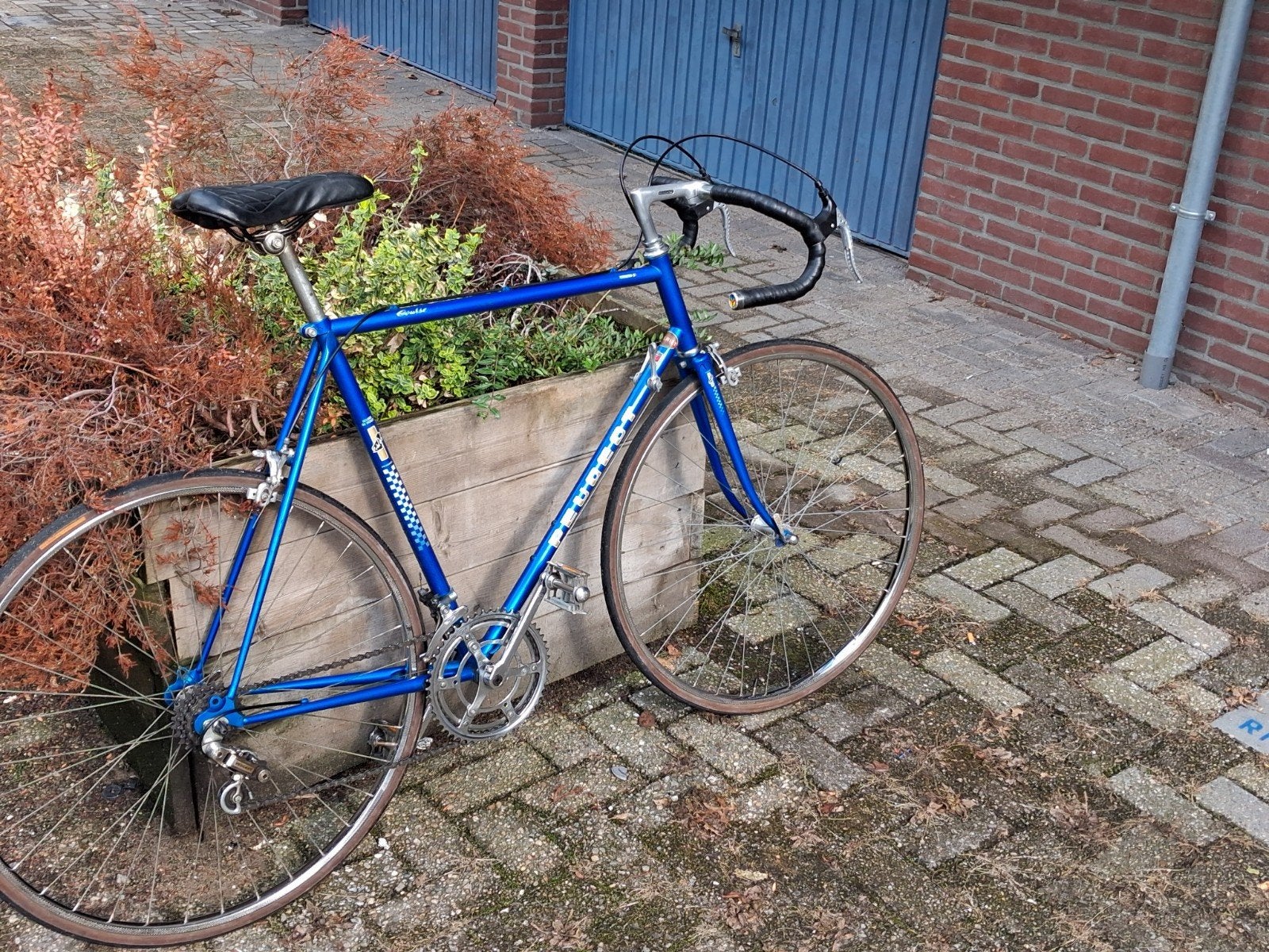 Peugeot racefiets., 28 inch, Gebruikt, 10 tot 15 versnellingen, Velgrem