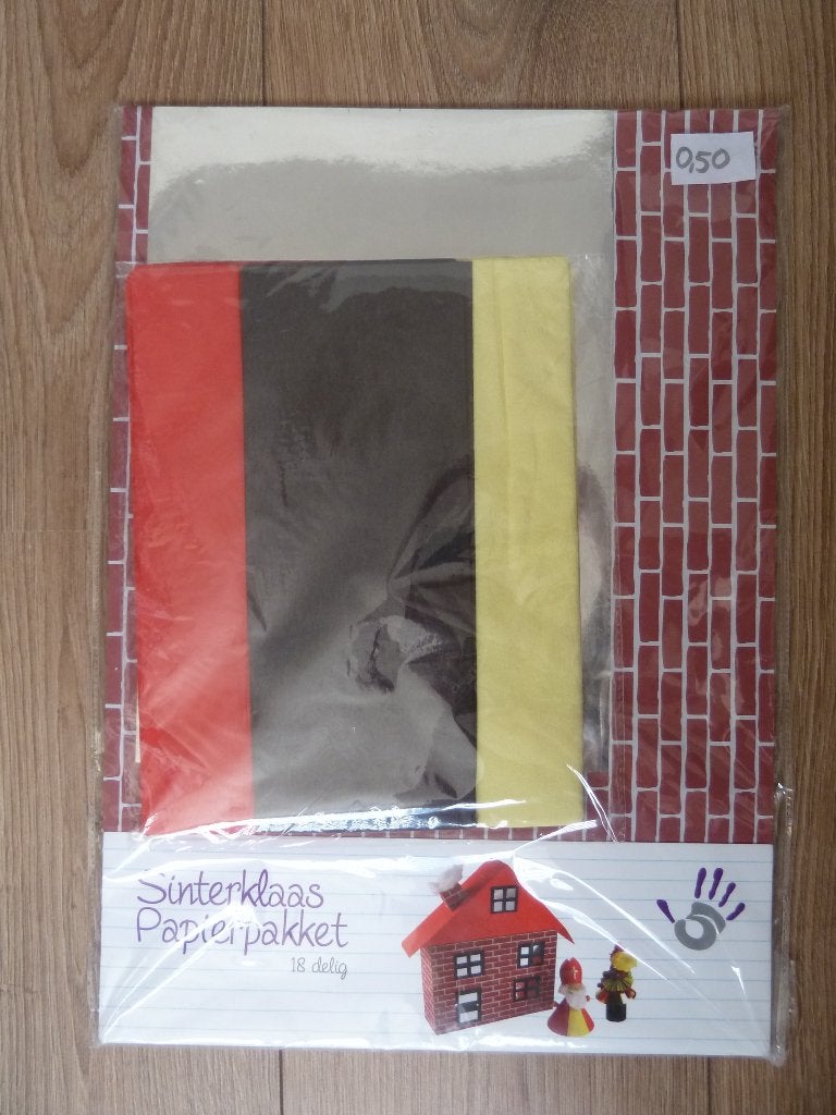 NIEUW papierpakket SINTERKLAAS, Ophalen, Nieuw, Knutselen