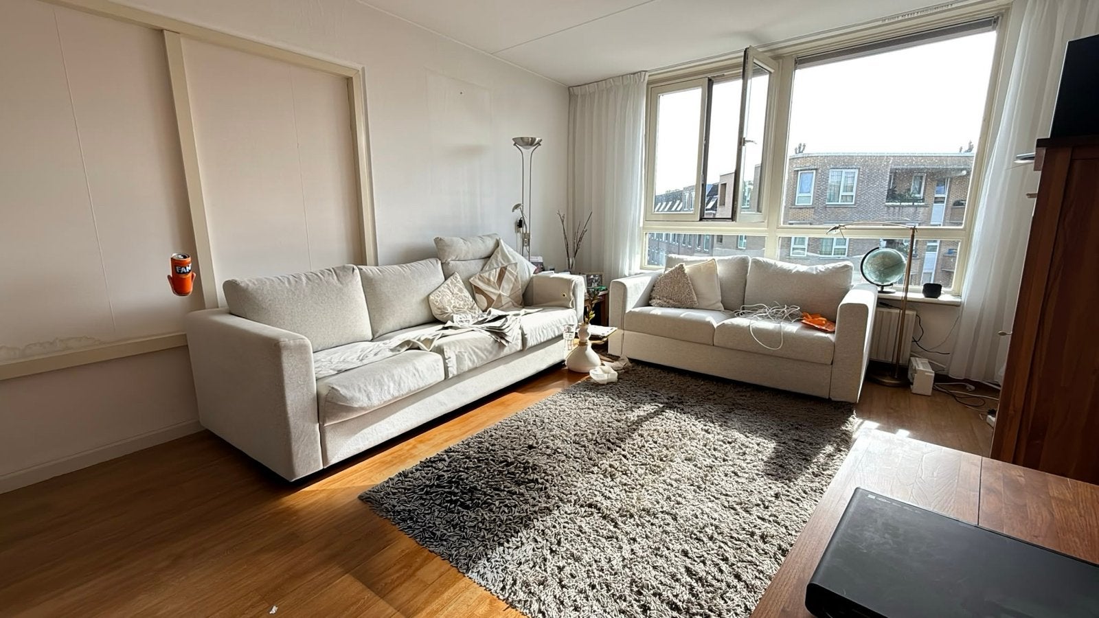 IKEA VIMLE 3-zitsbank en 2-zitsbank - Gunnared beige, Ophalen, Driepersoons, 75 tot 100 cm, Zo goed als nieuw