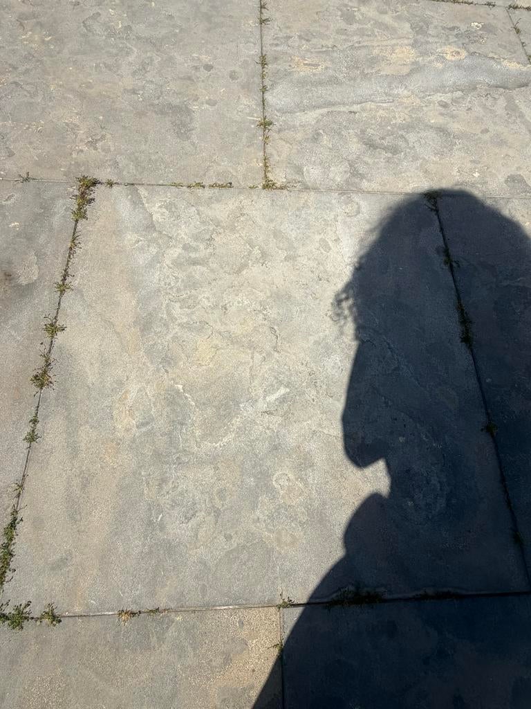 Gebruikte terrastegels, 30 tegels 90 cm, Tuin en Terras, Ophalen of Verzenden, Zo goed als nieuw, 10 m² of meer, Beton