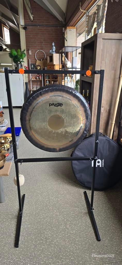 Paiste gong 22" met klopper, stand en tas. Prijs verlaagd!, Ophalen, Overige soorten, Zo goed als nieuw, Nvt