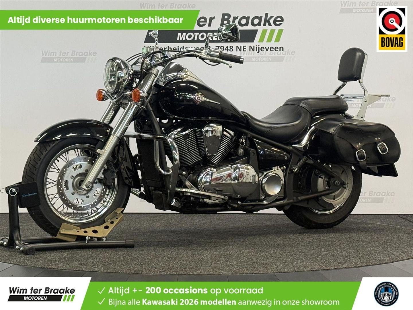 Kawasaki VN 900 Classic (bj 2010) 86,284 km, Motoren, Motoren | Kawasaki, 903 cc, 2 cilinders, Bedrijf, Onbekend