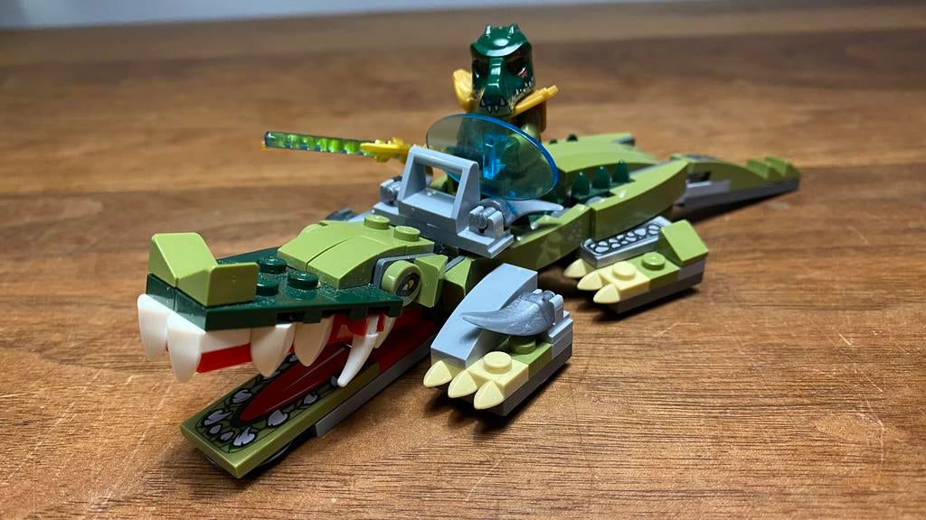 Lego Chima Krokodil Legendebeest 70126, Ophalen of Verzenden, Zo goed als nieuw, Complete set, Lego