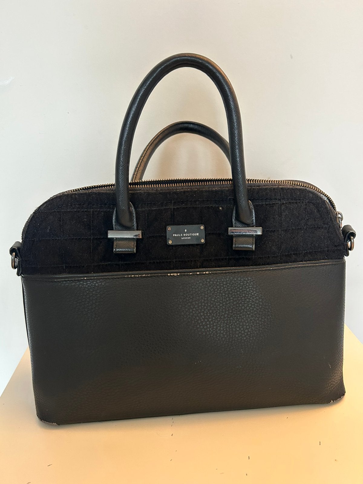 Handtas Paul Boutique zwart, Sieraden, Tassen en Uiterlijk, Tassen | Damestassen, Ophalen, Gebruikt