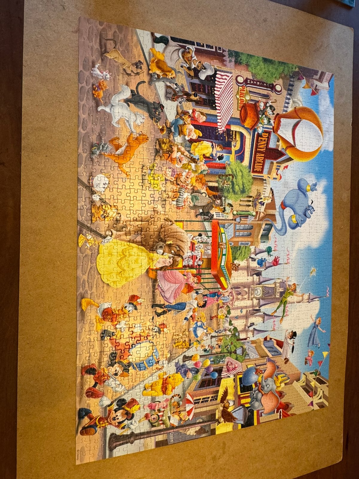 Disney puzzrl 1000 stukjes, Ophalen, Meer dan 50 stukjes, Zo goed als nieuw, 6 jaar of ouder