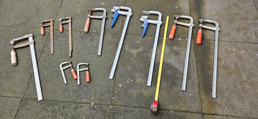 Partij  Bessey lijmtangen snelspanklem Forum lijmklem, Ophalen