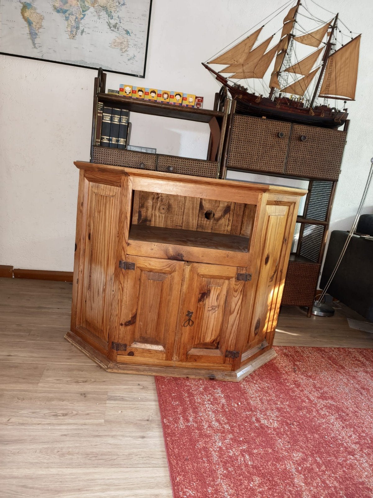 mooi eiken houtenkastje, Ophalen of Verzenden, 25 tot 50 cm, 50 tot 100 cm