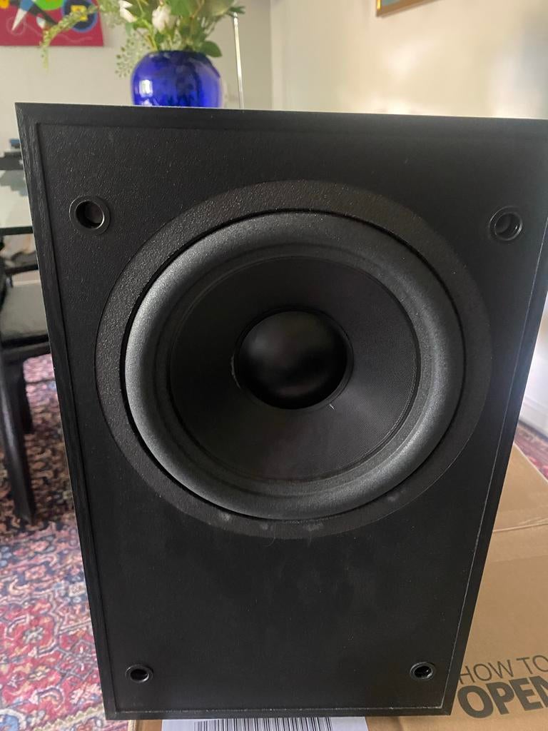 Mirage FRx-S8 Subwoofer - Actieve 8 inch, 100W RMS, Subwoofer, Zo goed als nieuw, 60 tot 120 watt, Ophalen