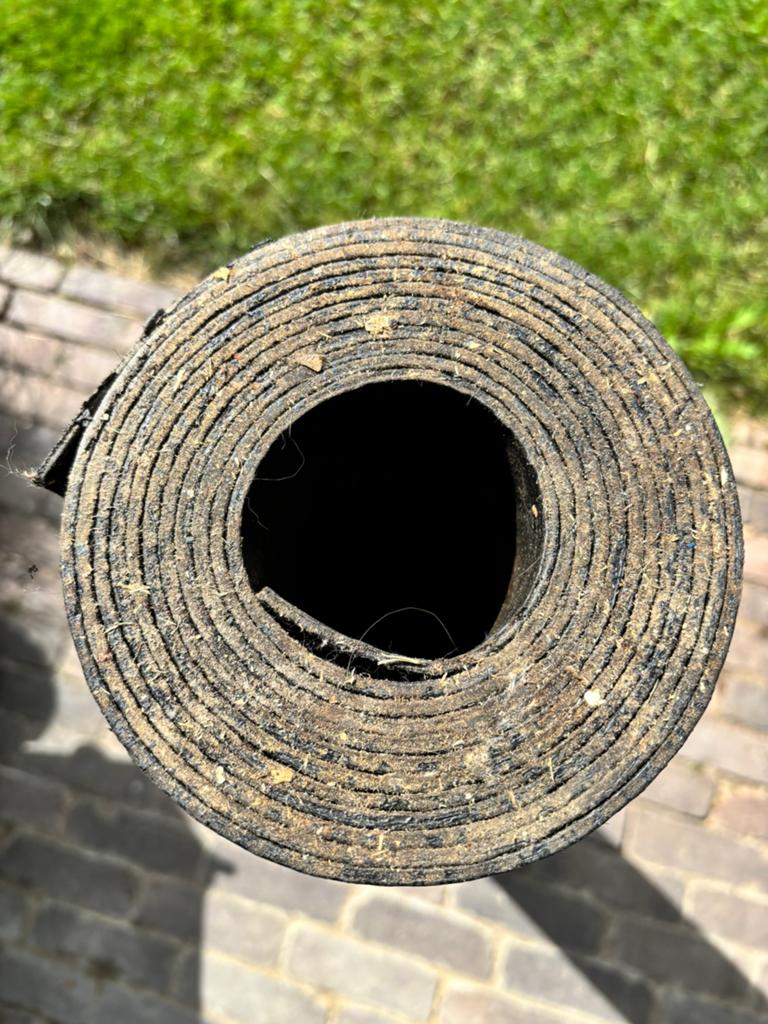 Bitumen dakleer, Ophalen, Overige materialen, Zwart, Zo goed als nieuw