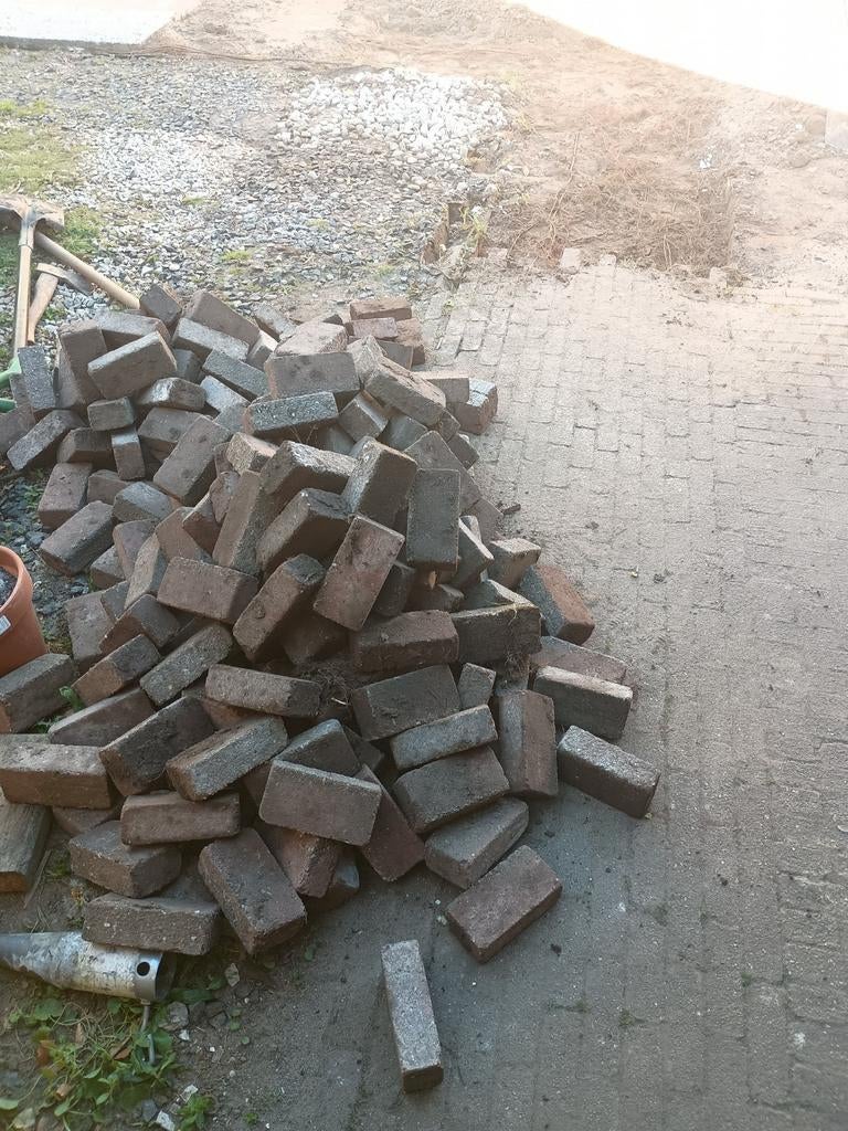 Klinkers gratis, Tuin en Terras, Haardhout, Minder dan 3 m³, Ophalen of Verzenden