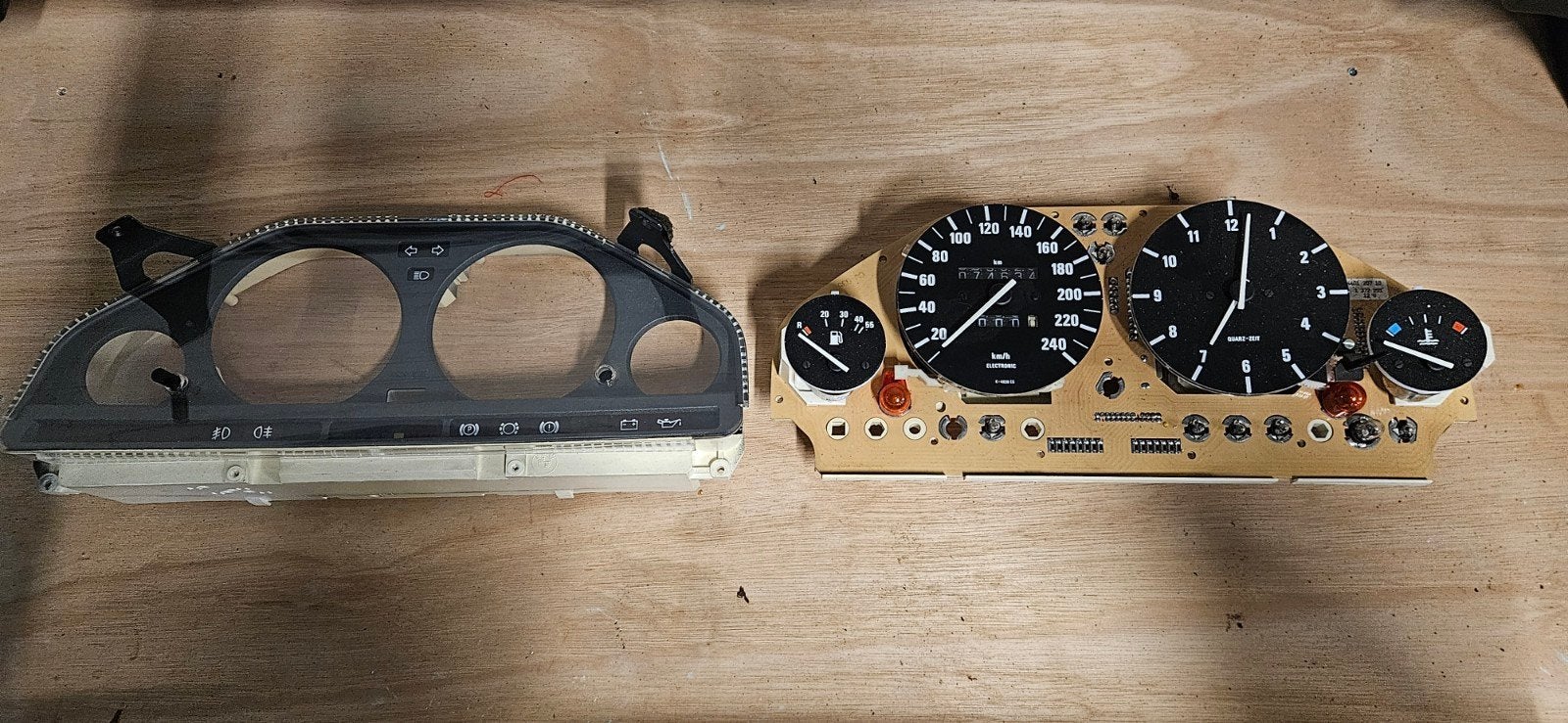 BMW E30 Tellerbak Houder en Klokken, Auto-onderdelen, Ophalen of Verzenden, BMW