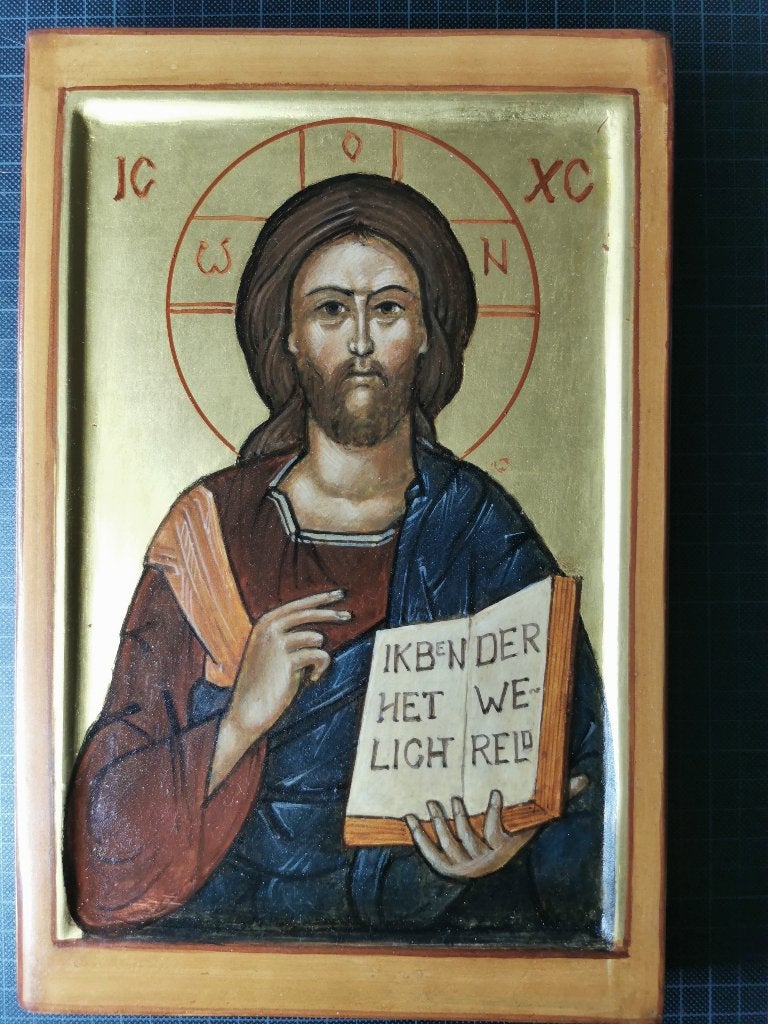 Icoon "Christus Pantocrator", Ophalen, Zo goed als nieuw, Overige typen, Christendom | Katholiek