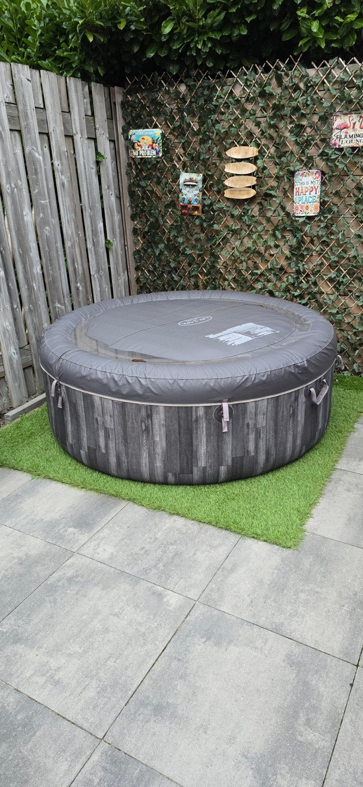 Opblaasbare Jacuzzi met extra filters, Tuin en Terras, Bubbelbaden en Hottubs, Ophalen, Gebruikt, Filter, Opblaasbaar