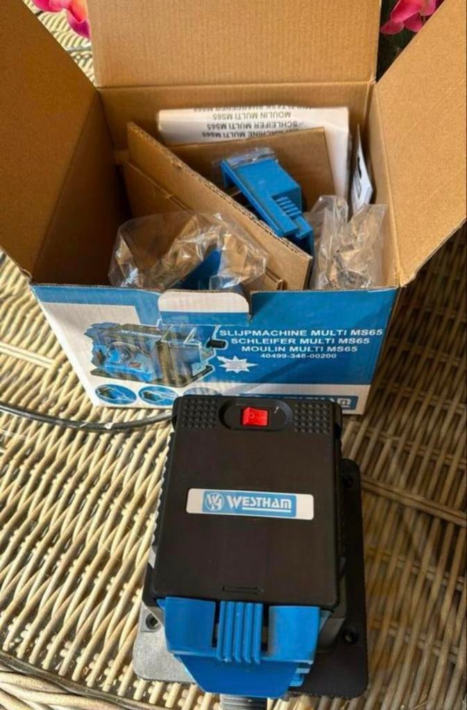 Westham Multi MS65 Slijpmachine - Zo goed als nieuw!, Doe-het-zelf en Verbouw, Gereedschap | Slijpmachines, Nieuw, Werkbankslijpmachine