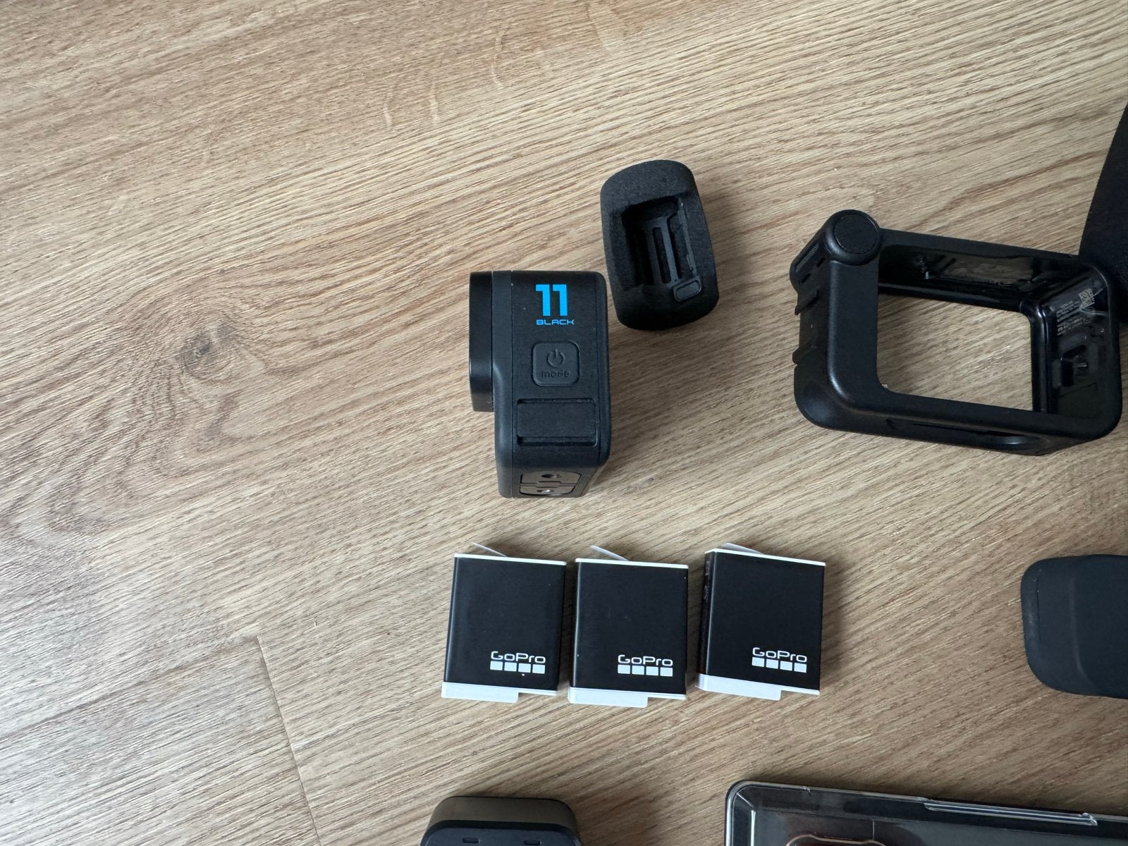 GoPro Hero 11 Black Complete Set + Max Lens Mod + Media Mod, Audio, Tv en Foto, Actiecamera's, Ophalen, Zo goed als nieuw, GoPro