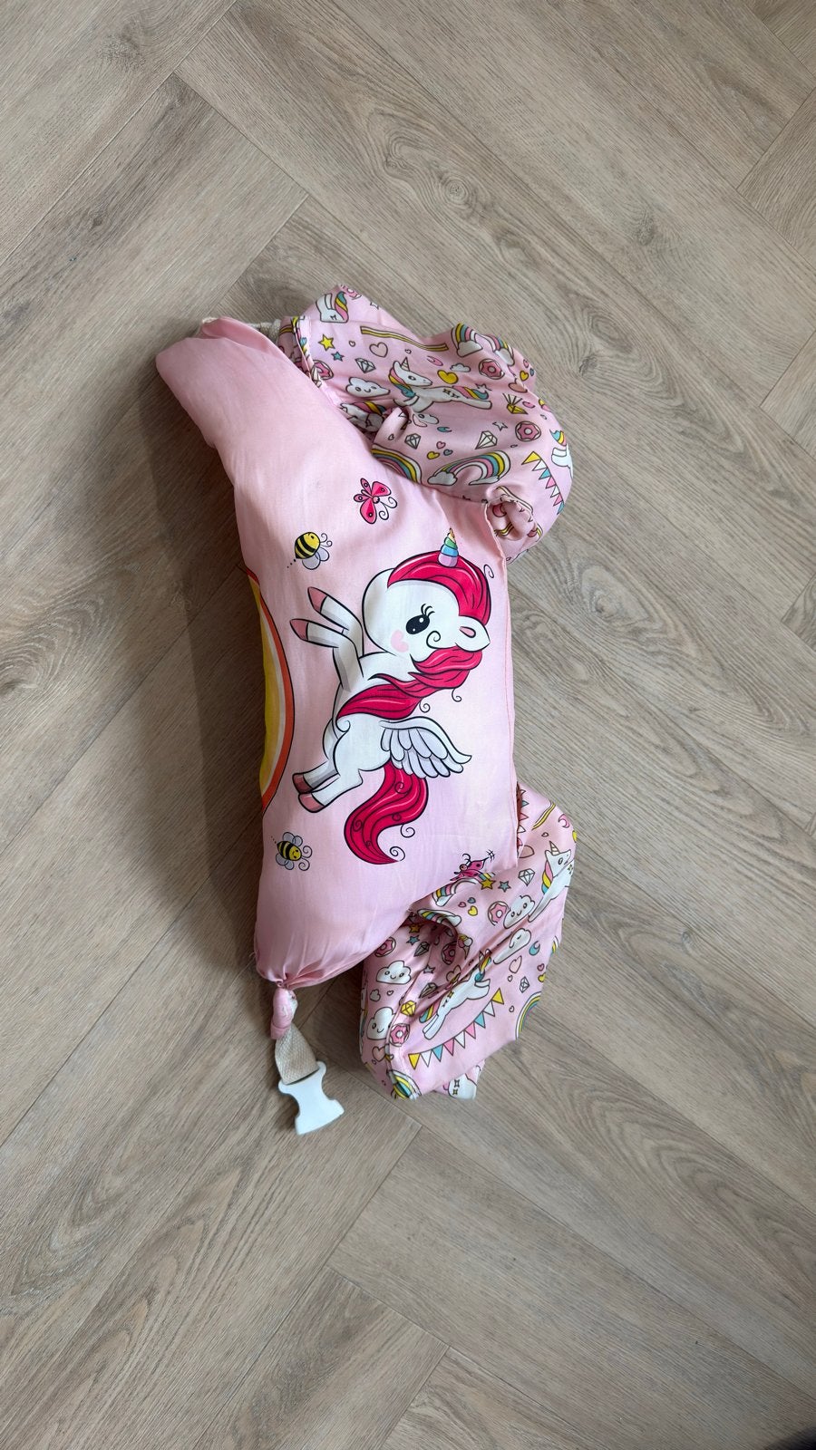 Roze puddlejumper met eenhoornprint, Gebruikt, Jongetje of Meisje, One size, Ophalen of Verzenden