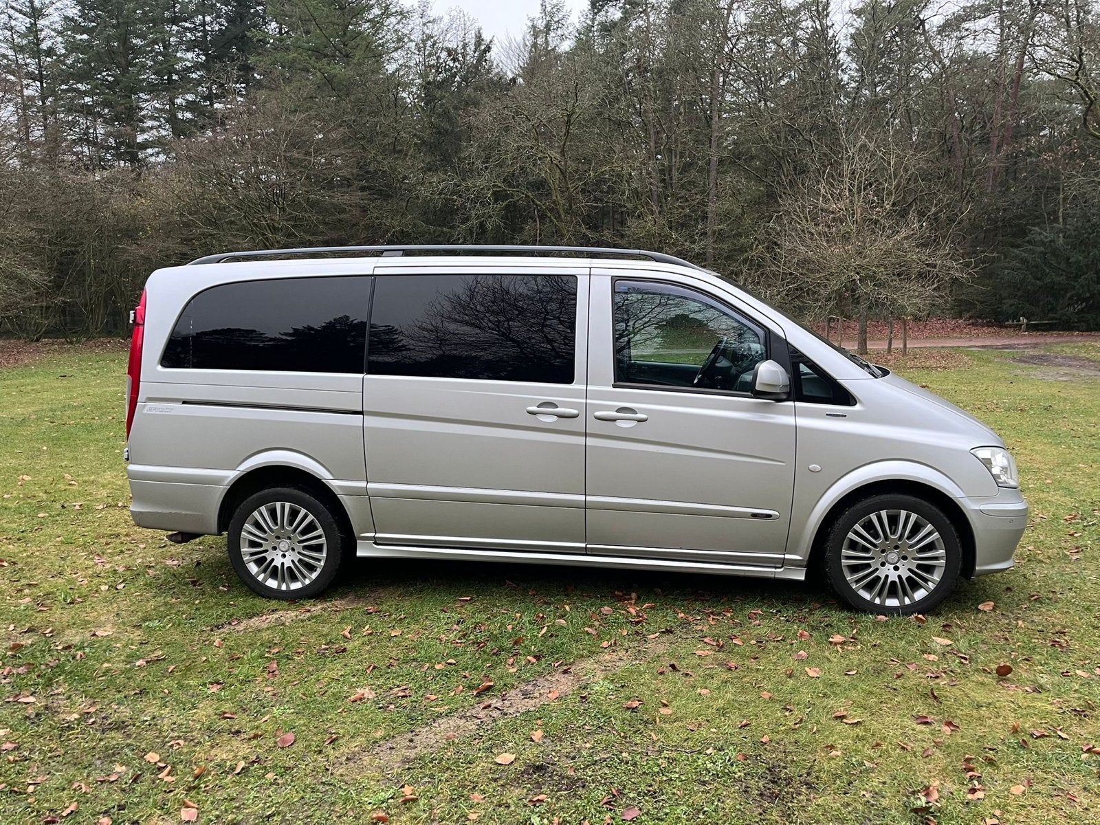 Mercedes-Benz Vito 2013 V6 dubbel cabine marge, Automaat, Euro 5, Zwart, 2500 kg