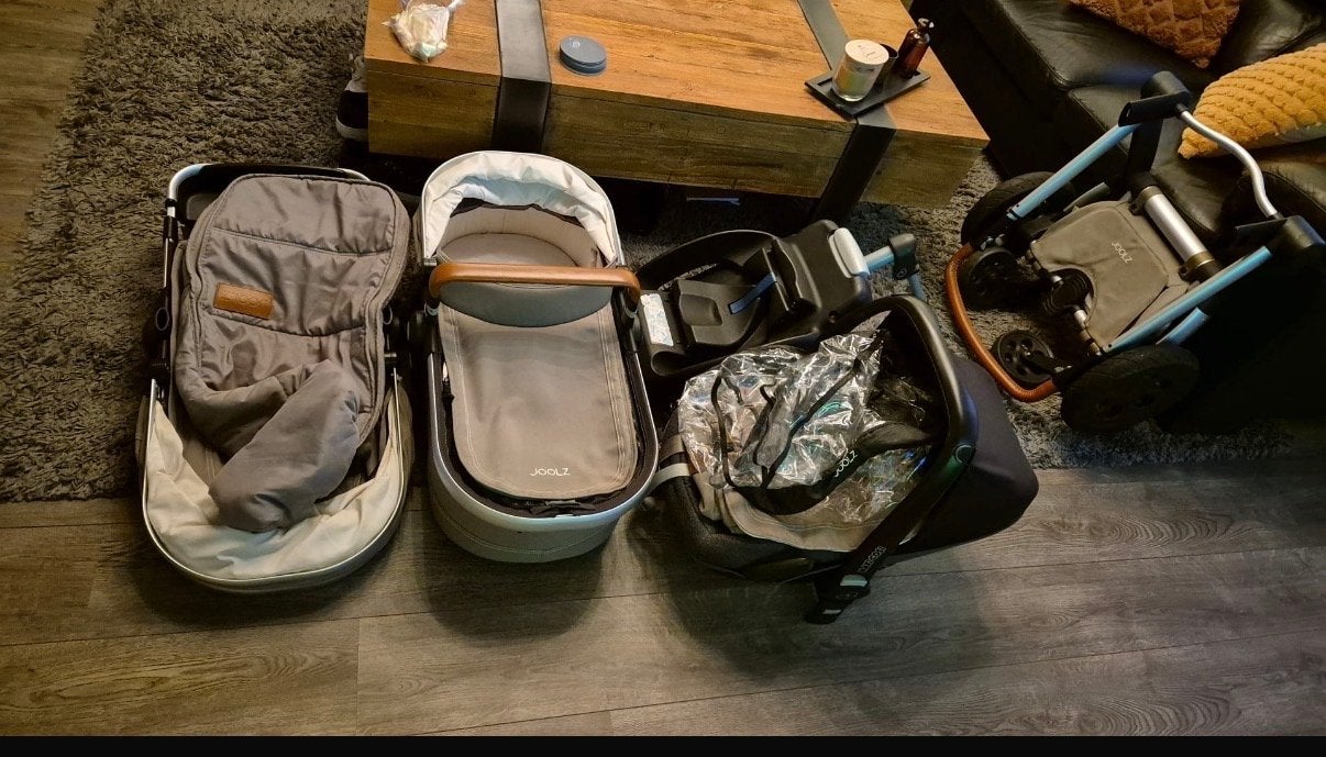 Joolz Day kinderwagen met reiswieg en Maxi-Cosi, Ophalen, Gebruikt, Combiwagen, Met autostoeltje
