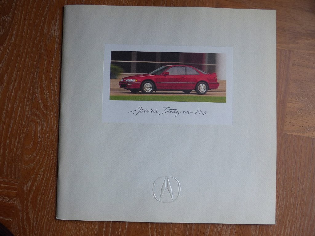 Acura Integra 1993 prestige brochure USA, Verzenden, Zo goed als nieuw, Overige merken