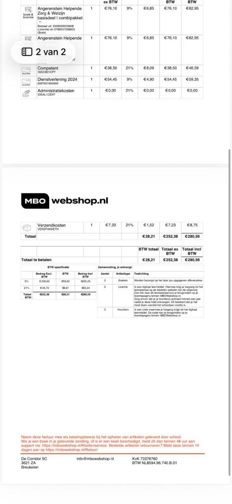 Boeken helpende welzijn, Ophalen, Nieuw, Overige niveaus, Huishoudkunde of Verzorging