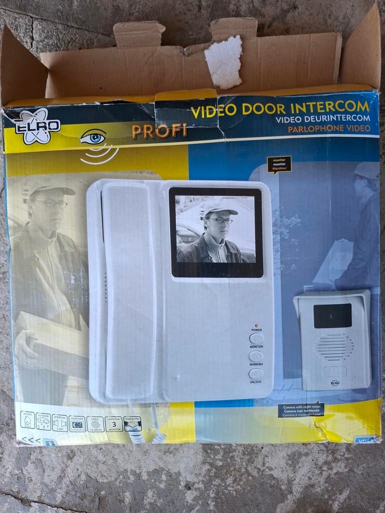 Elro Profi Video Deur Intercom Systeem, Ophalen of Verzenden, Nieuw, Compleet systeem, Overige soorten
