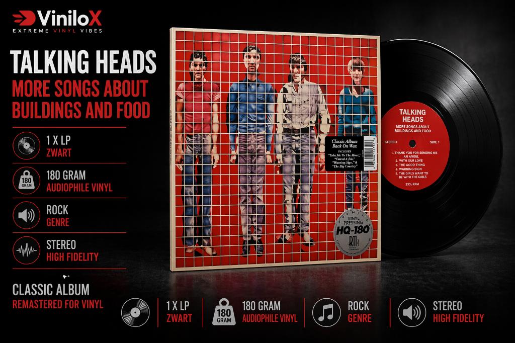 Talking Heads – More Songs About Buildings And Food LP 180g, Cd's en Dvd's, Vinyl | Rock, 2010 - 2019, 12 inch, Nieuw in verpakking