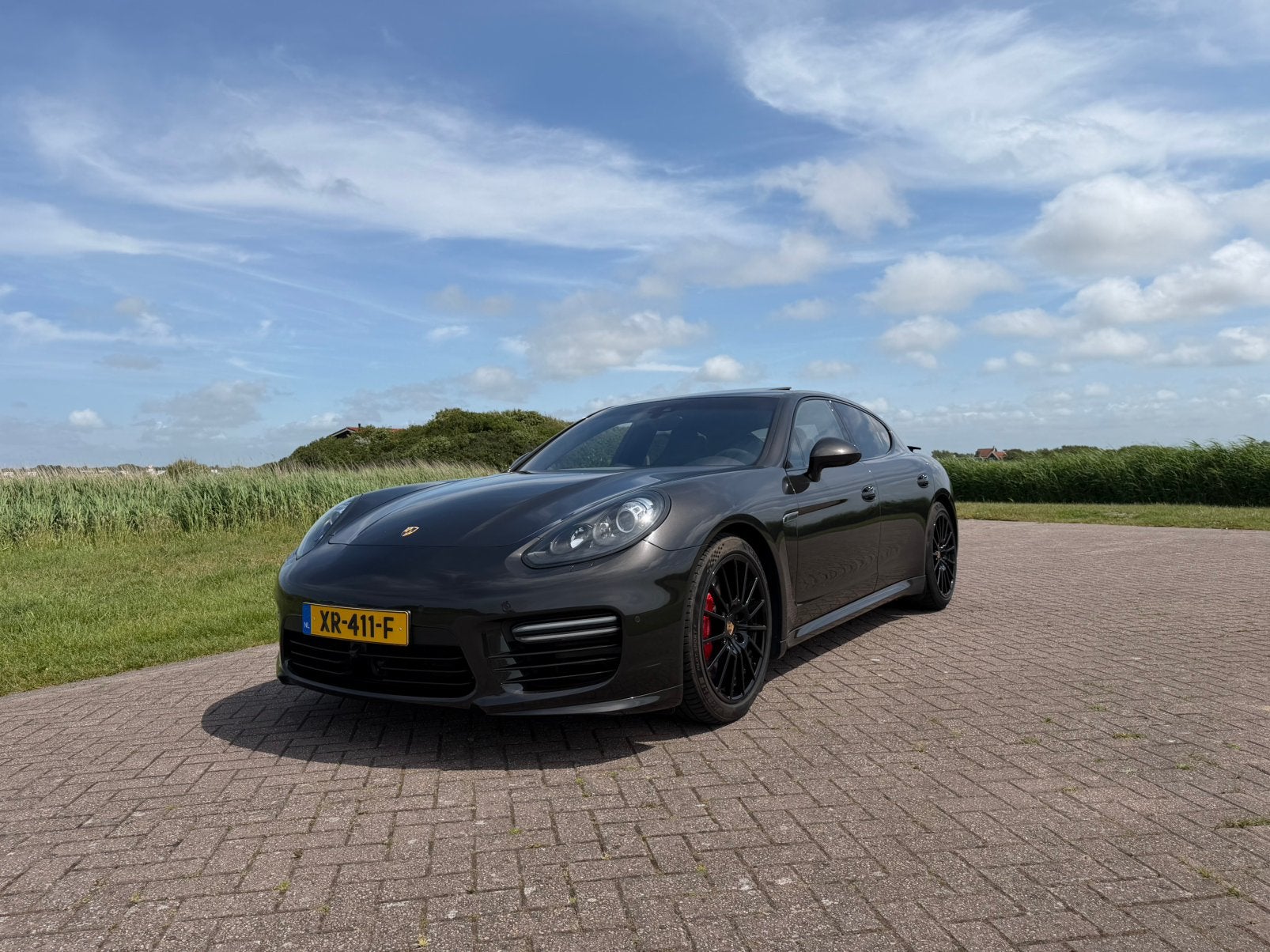Porsche Panamera 4.8 GTS 4 PDK 2013 Grijs, Auto's, Porsche, Automaat, 8 cilinders, 4 stoelen, Adaptive Cruise Control