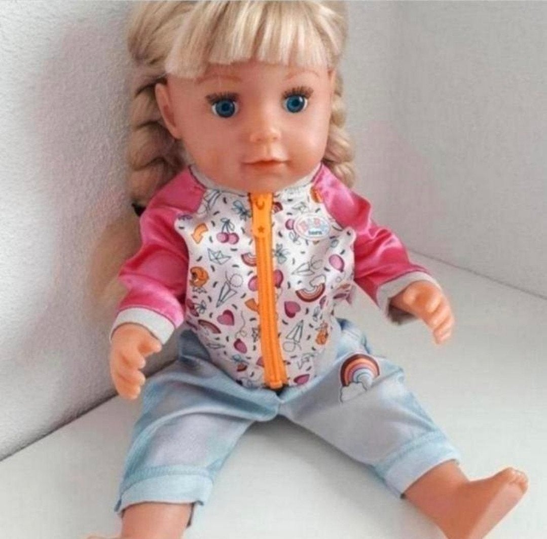 Baby Born kleertjes 2 delig pakje Babyborn.Excl.poppen, Ophalen of Verzenden, Zo goed als nieuw, Babypop