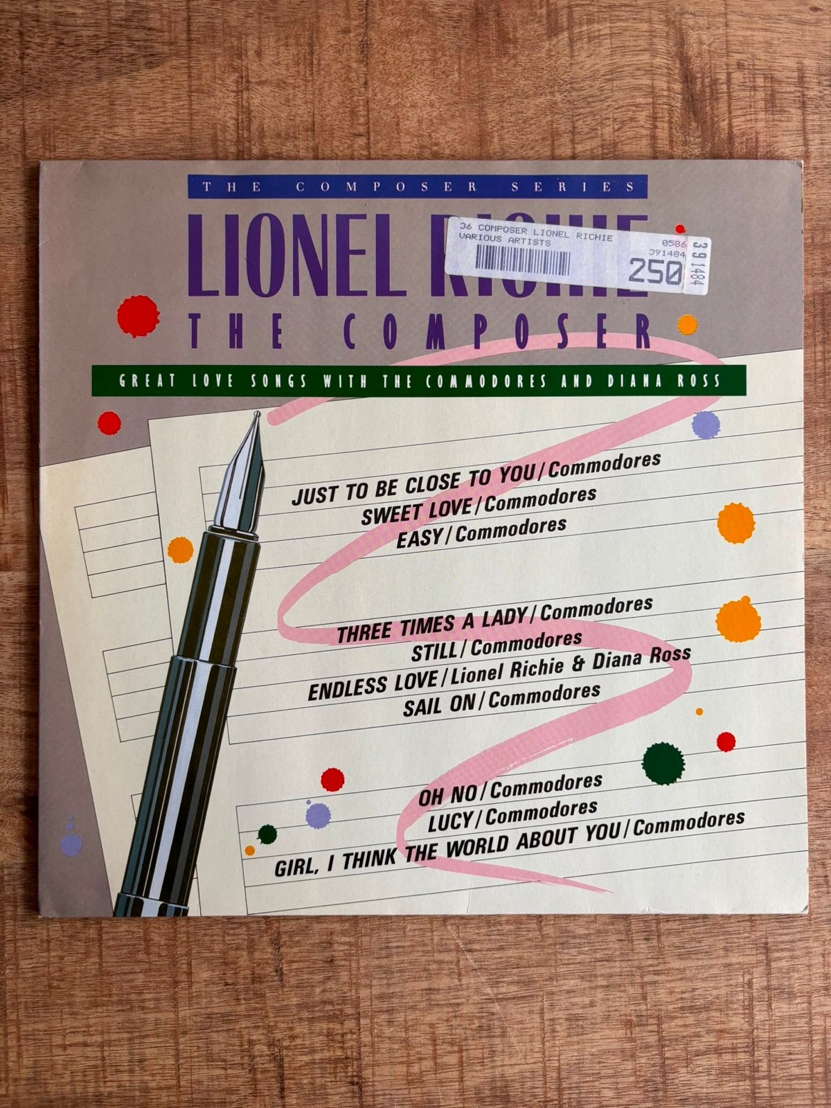 Lp Lionel Richie - The Composer  (Great Love Songs), Cd's en Dvd's, LP, Gebruikt, 12 inch, Verzenden