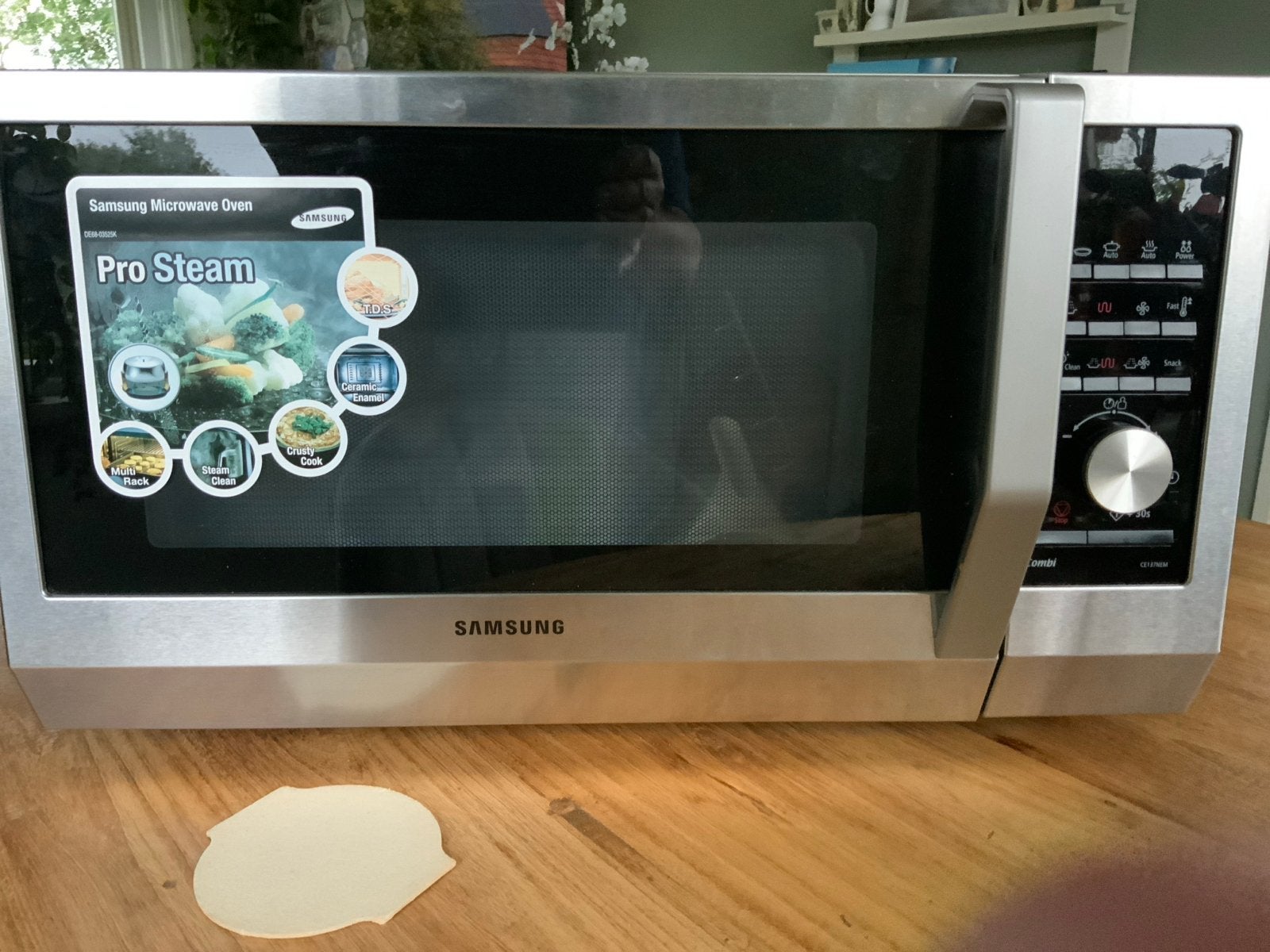 Samsung Combimagnetron Pro Steam, Ophalen, Combimagnetron, Grill, Zo goed als nieuw