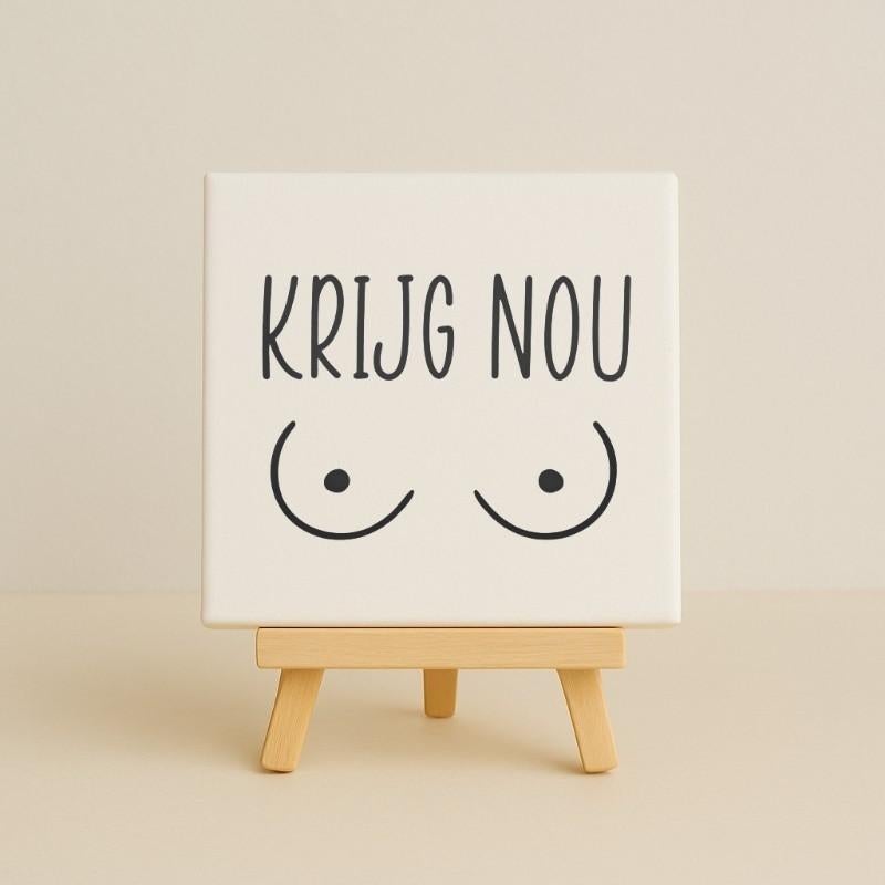 Tegeltje krijg nou, Ophalen of Verzenden, Nieuw