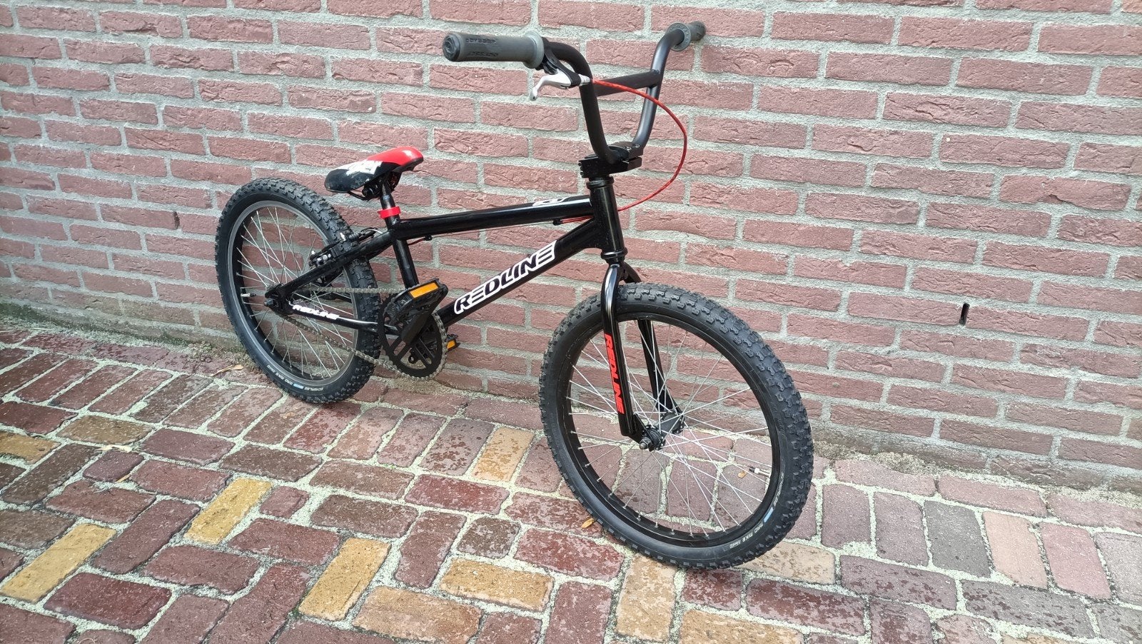 Redline bmx - Nagekeken en geserviced, Gebruikt, Velgrem, Redline, Ophalen of Verzenden
