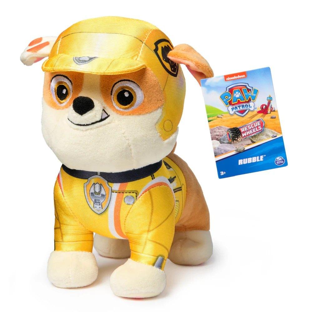 Paw Patrol: Rescue Wheels Pluche 20 cm: Rubble, ., Overige typen, Nieuw, Ophalen of Verzenden