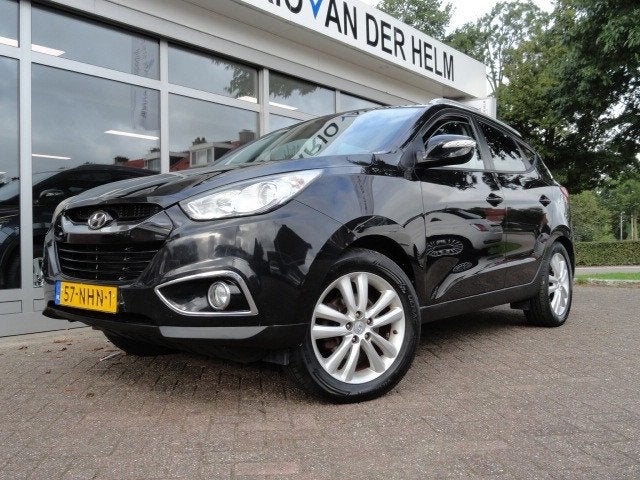 Hyundai Ix35 2.0i i-Catcher Airco, Auto's, Gebruikt, Zwart, 4 cilinders, Handgeschakeld