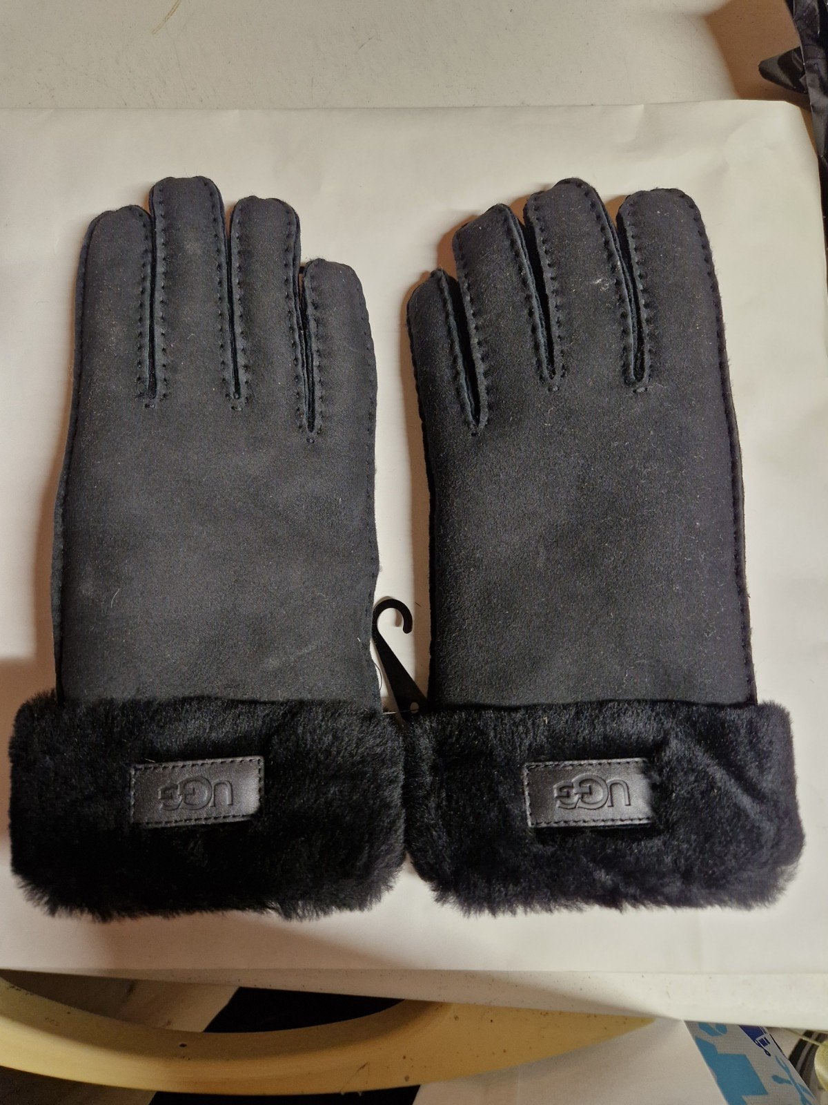 Nieuwe UGG Turn Cuff Handschoenen | Zwart | Maat L, Kleding | Dames, Mutsen, Sjaals en Handschoenen, UGG, Maat 42/44 (L), Nieuw