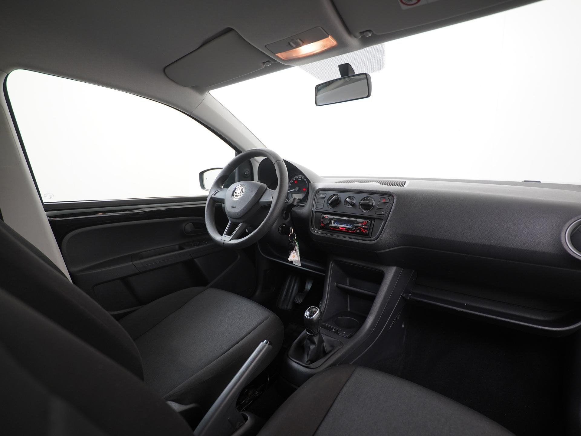 Skoda Citigo 1.0 Greentech Active | Zondag Open!, Auto's, Voorwielaandrijving, Stof, Gebruikt, Zwart