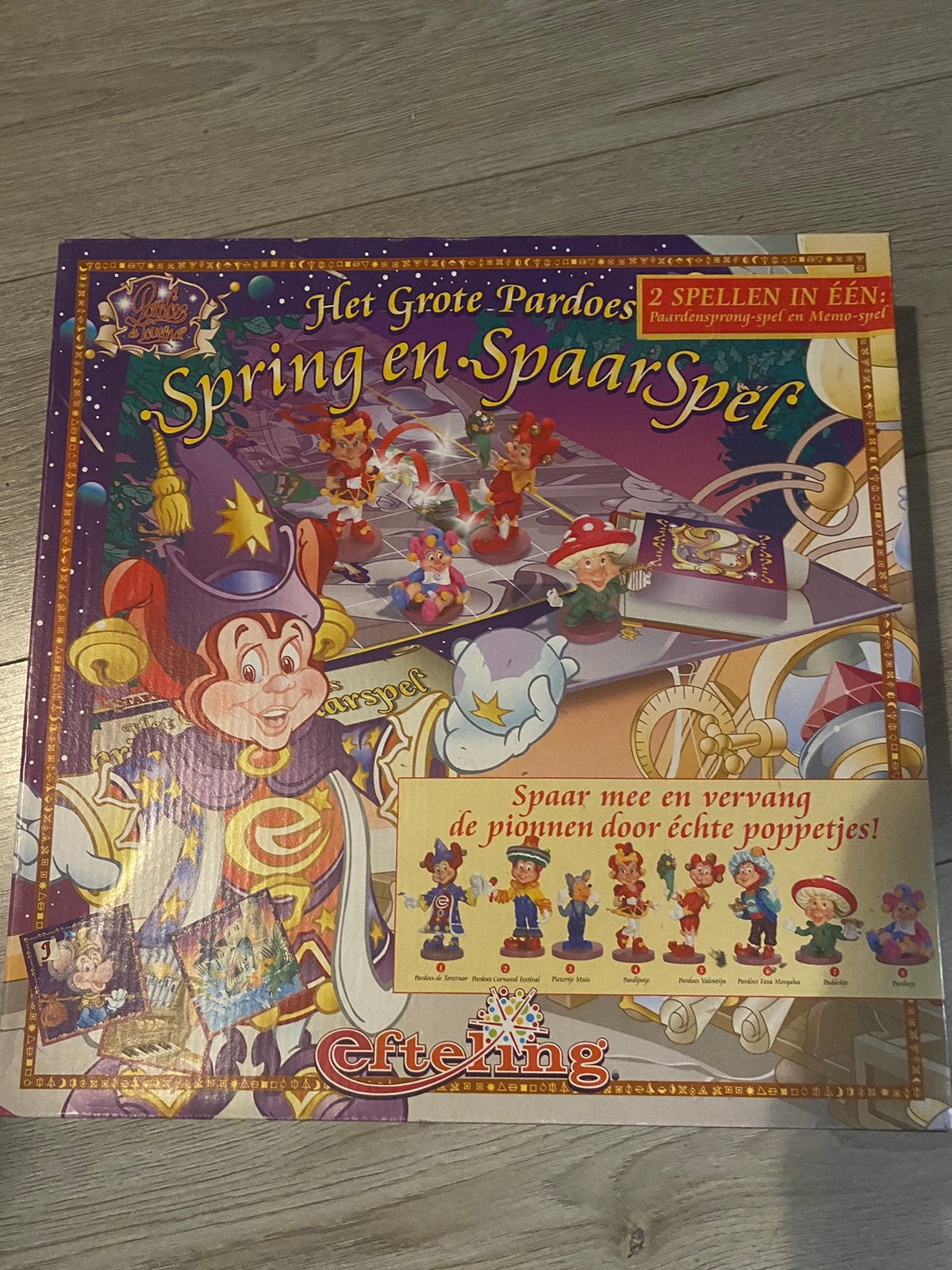 Het grote pardoes spring en spaar spel efteling, Ophalen, Zo goed als nieuw, Beeldje of Poppetje