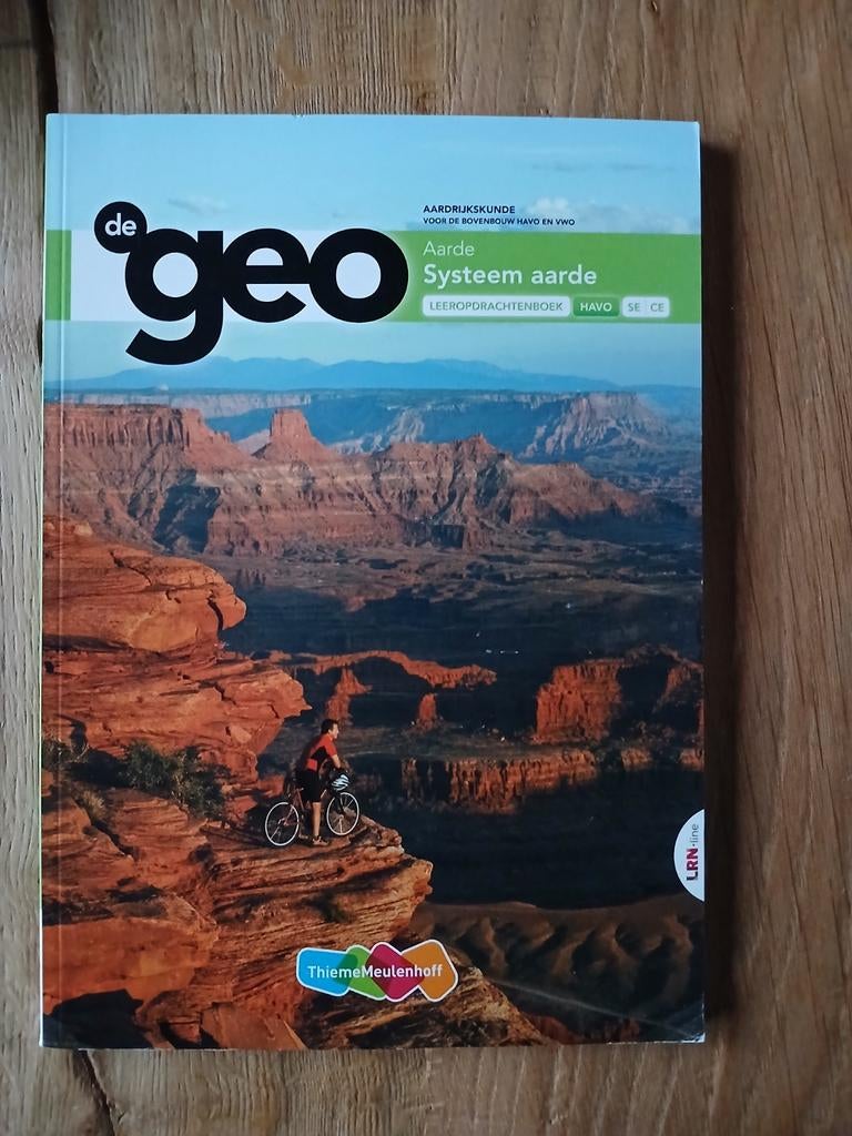 De Geo Aardrijkskunde Systeem aarde HAVO SE CE, Gelezen, ThiemeMeulenhoff, Beta, HBO