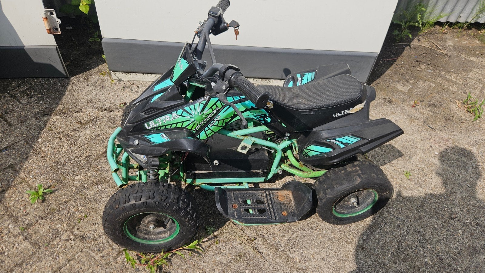 Kinder quad - Elektrisch - Groen/Zwart, Ophalen, Gebruikt