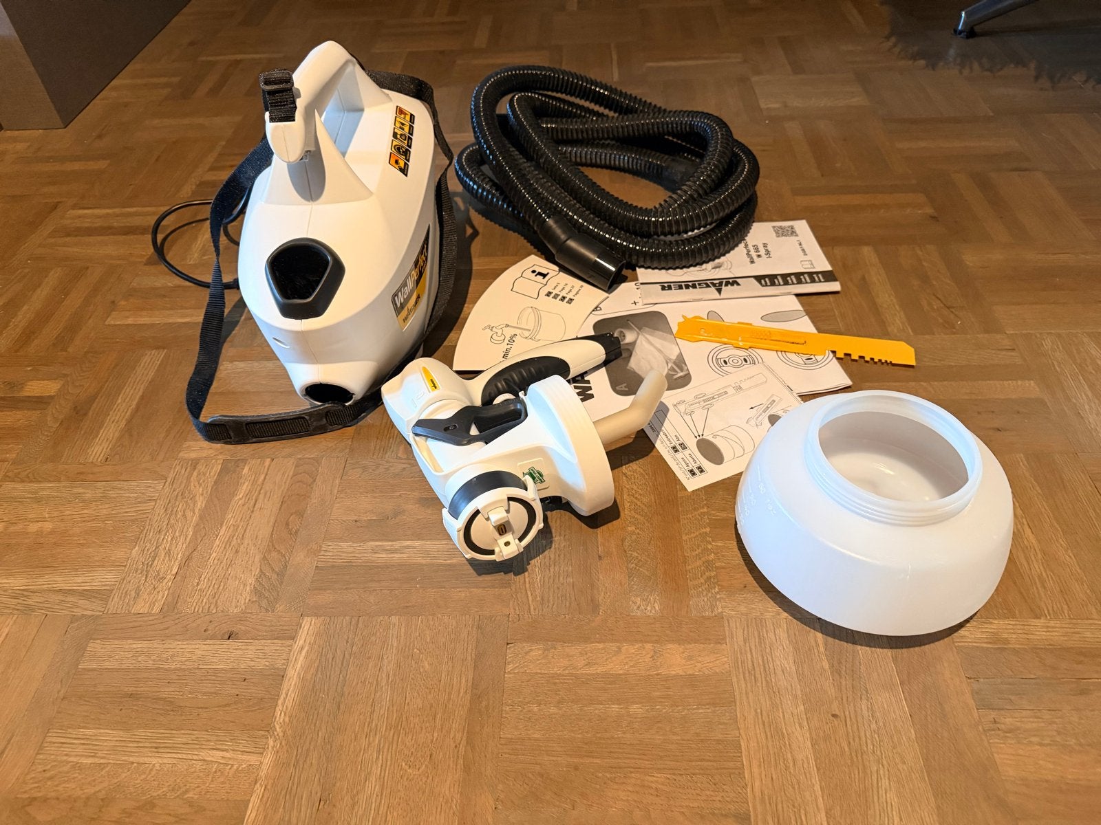Wagner WallPerfect W665 I-spray verfspuit, Doe-het-zelf en Verbouw, Schildersmaterialen, Ophalen, Zo goed als nieuw, Verfspuit of Verfpomp