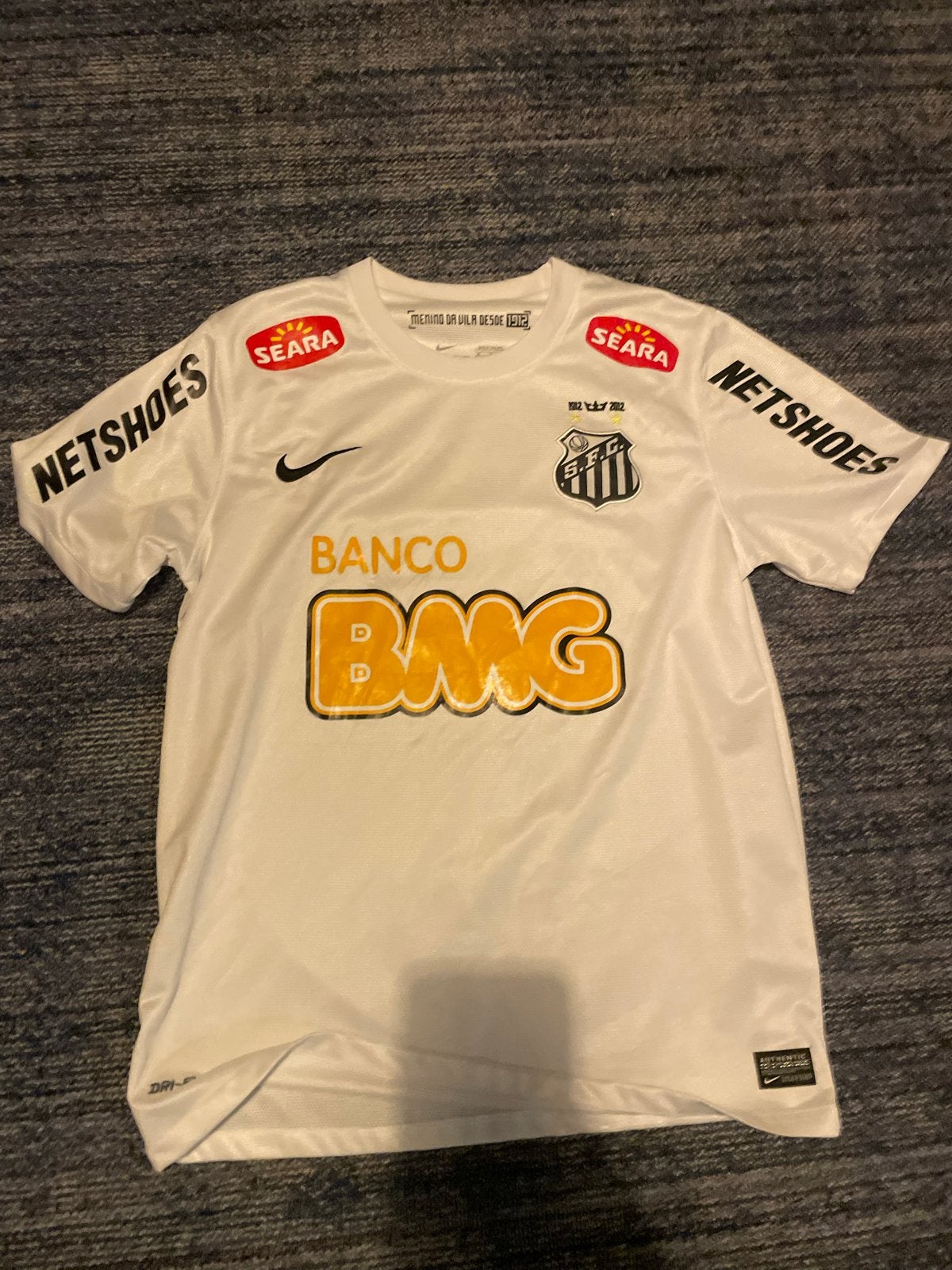 Santos FC 2011 Neymar Jr. Thuisshirt - Maat M, Maat M, Verzenden, Zo goed als nieuw, Shirt
