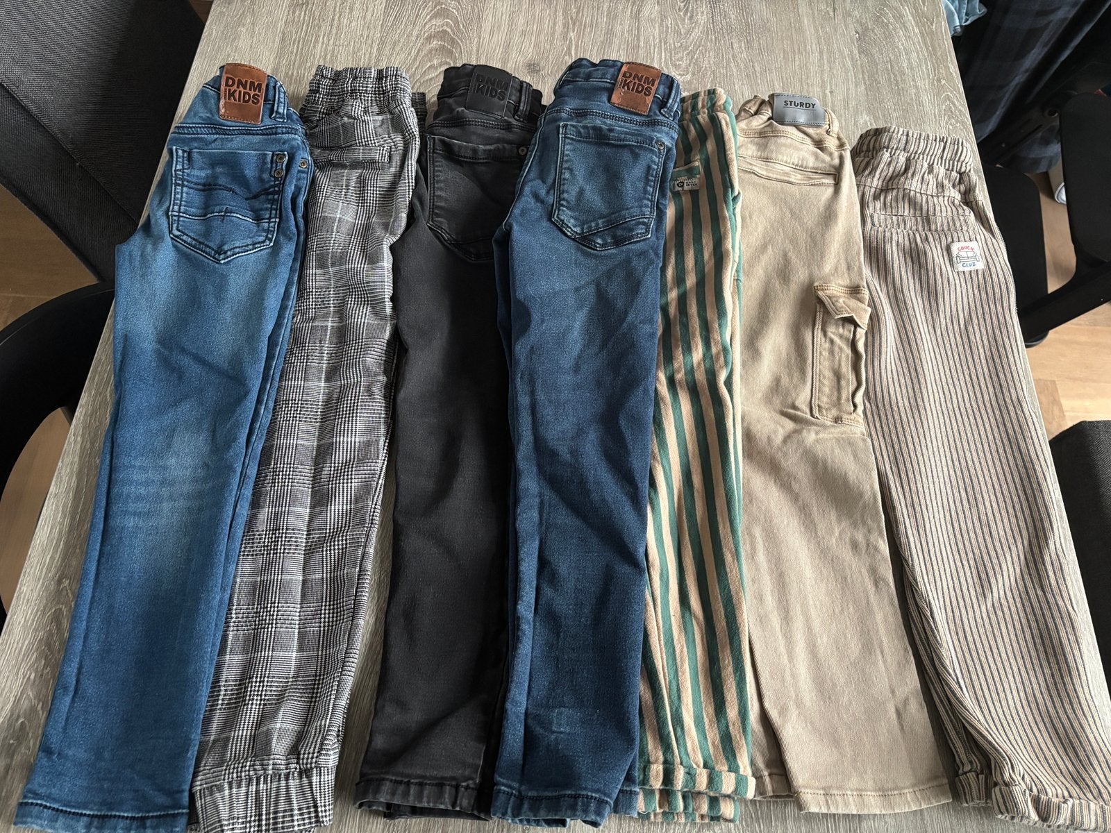 7 lange broeken te koop, Ophalen of Verzenden, Gebruikt, Jongen, Broek