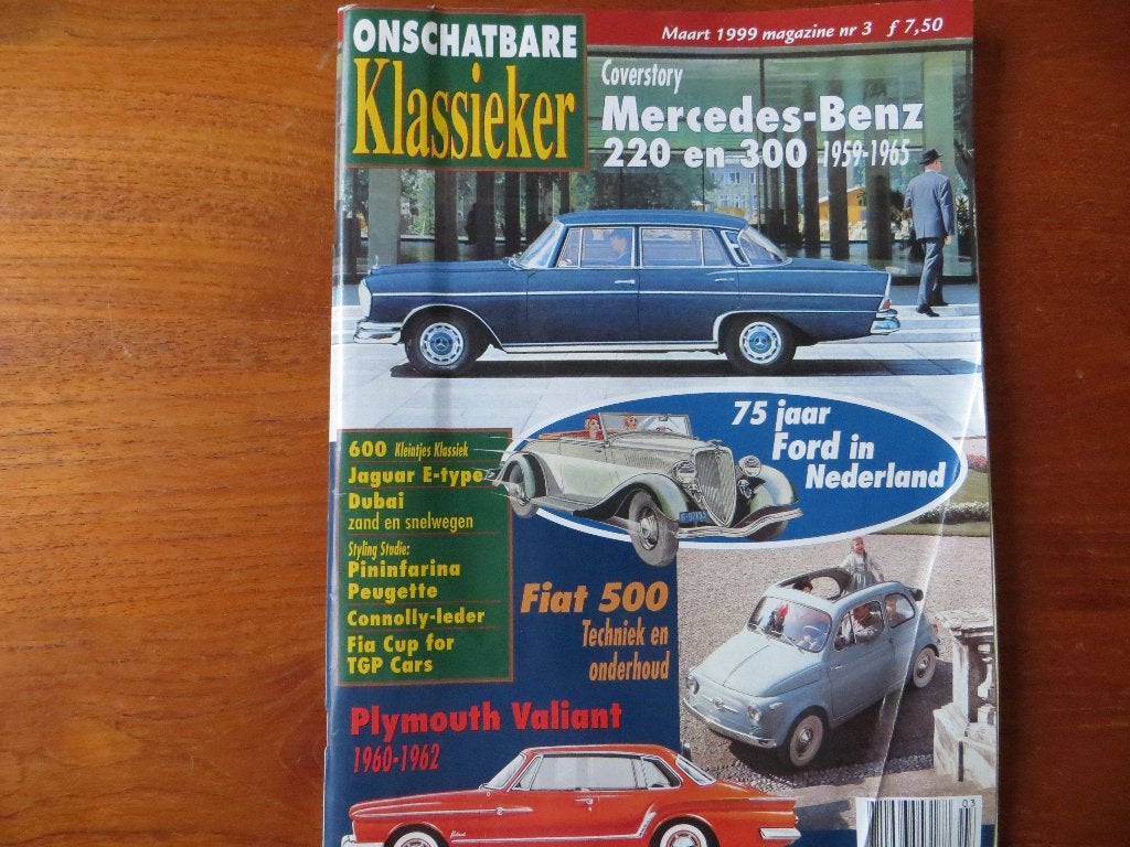 Onschatbare Klassieker 3 1999 Plymouth Valiant, Peugette, Boeken, Auto's | Folders en Tijdschriften, Ophalen of Verzenden, Zo goed als nieuw