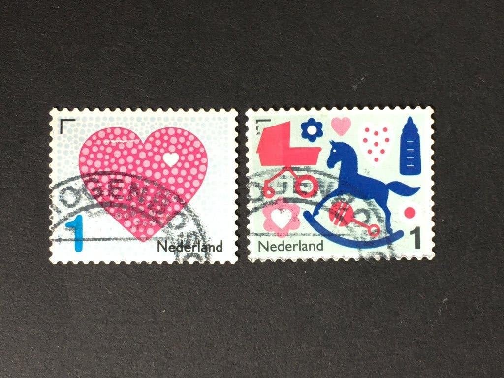 2799 Nederland 2015 NVPH 3272 + 3299 - gestempeld, Ophalen of Verzenden, Na 1940, Gestempeld