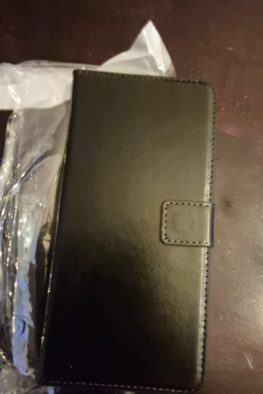 Samsung S8 plus leren hoesje NIEUW, Ophalen of Verzenden, Nieuw