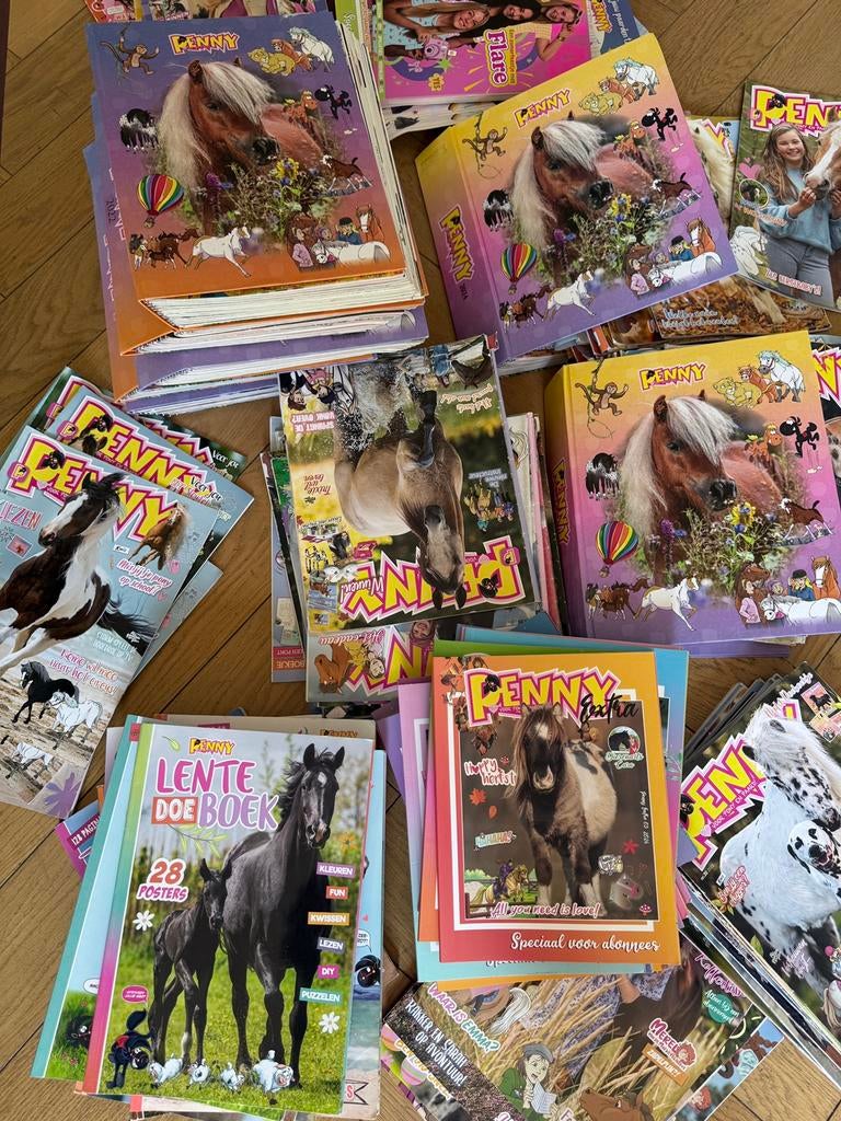 Penny verzameling, tijdschriften, boeken, tassen, Ophalen, Zo goed als nieuw, Overige typen