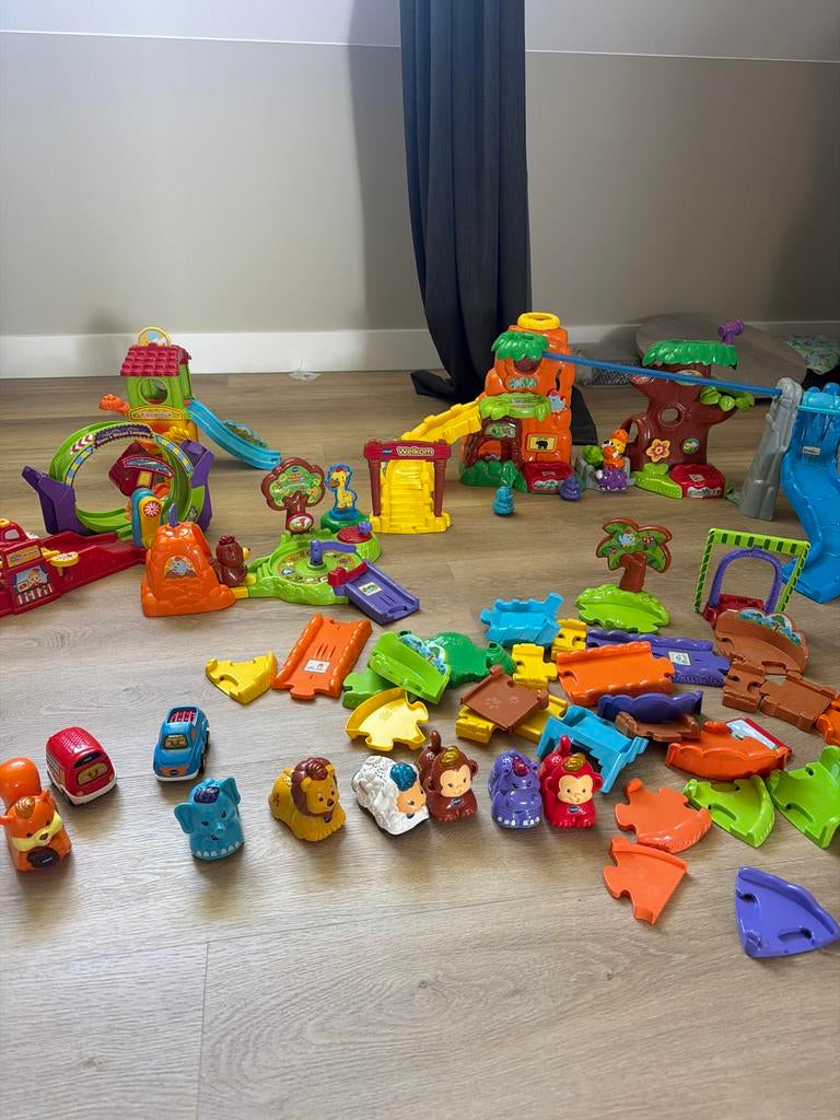 Grote VTech Zoef Zoef Dieren collectie met veel extra's, Kinderen en Baby's, Speelgoed | Vtech, Ophalen, Gebruikt, 2 tot 4 jaar